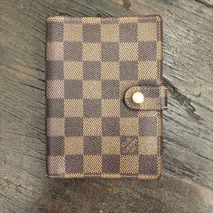 Louis Vuitton Brown Damier Agenda
